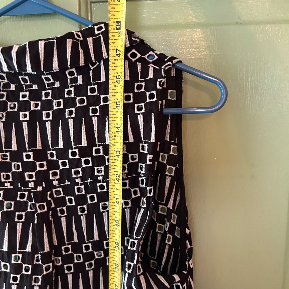 Like new Women’s Adolfo Dominguez button down eyelet shirt dress size 4 - Picture 10 of 11